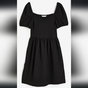 Perfect Black Babydoll Dress with Puff Sleeves - Size 3X